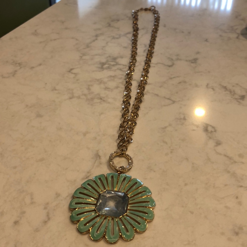 Sunflower necklace